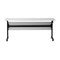 Flash Furniture Palmer 60in. x 24in. HD Nesting Table w/T-Legs, Modesty Panel, 1in. Thick Gray Tabletop, Blk Frame MT-M6024-T-LEG-GRYBLK-GG - alternate 7